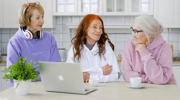 Ladies talking